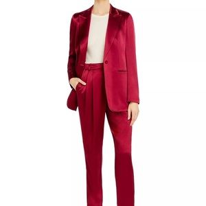 Bloomingdale’s Red Velvet Blazer